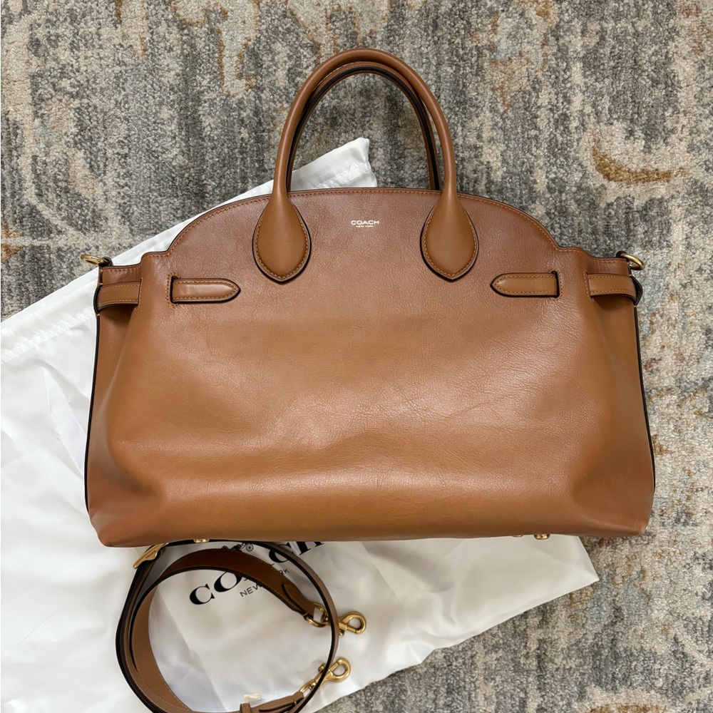 Coach Empire Carryall 40 Bag Burnished Honey Brown (SOLD OUT COLOR!)